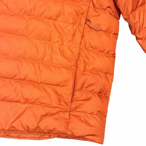 The North Face 550 Down Fill Puffer Jacket Orange Men XL